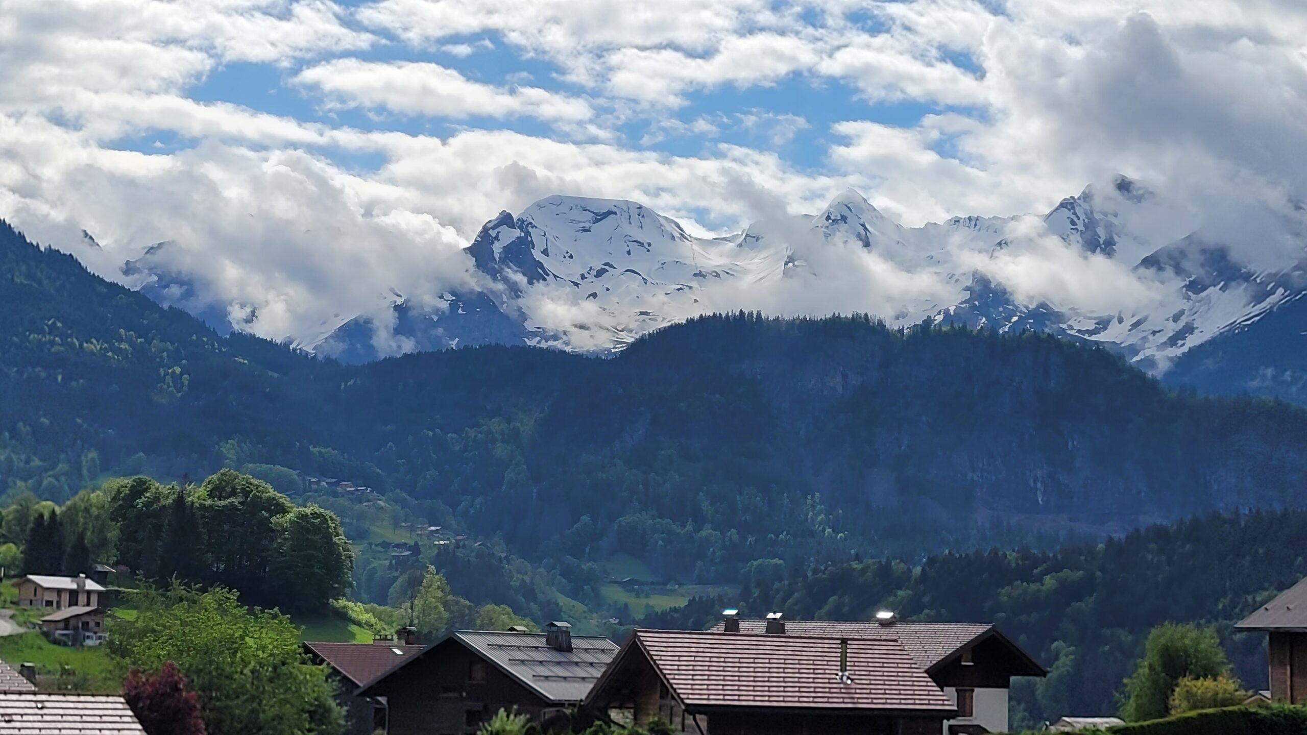 La vue depuis notre hébergement