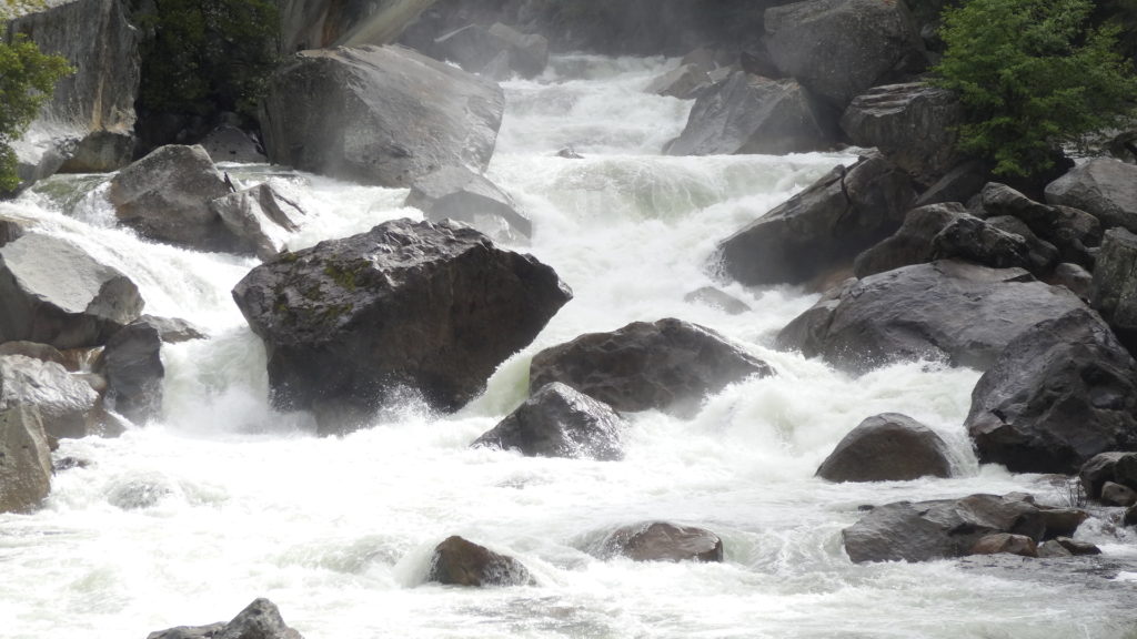 La Merced river dans la vallée de Yosemite