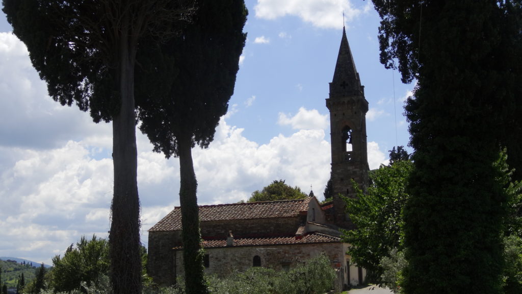 L'église de San Michele a Monteripaldi au sud de Florence