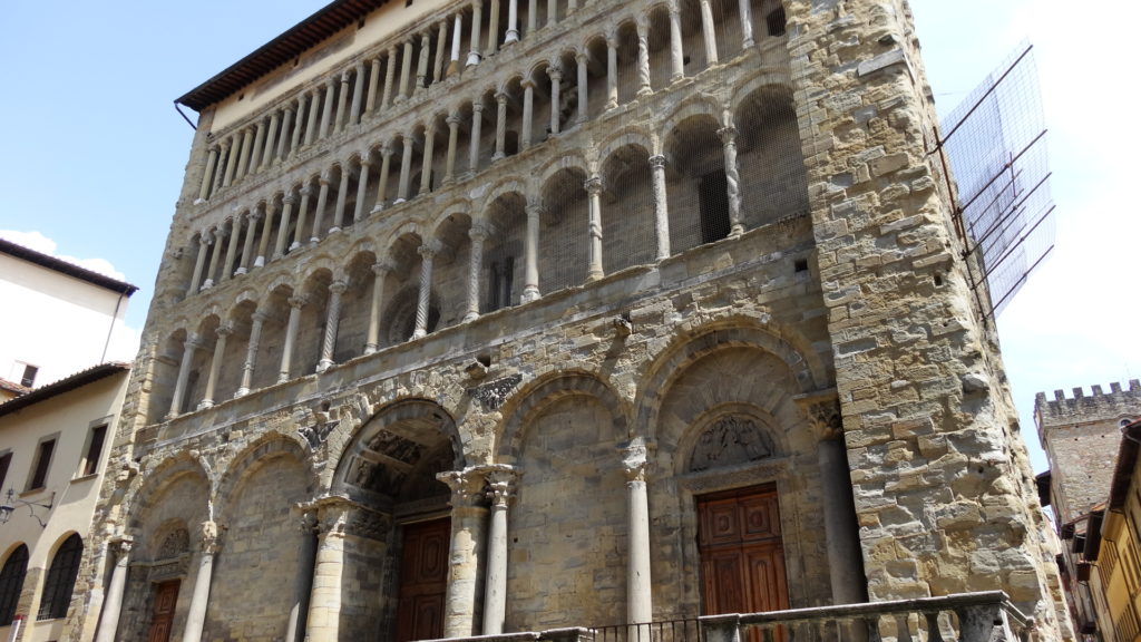 Une facade à Arezzo