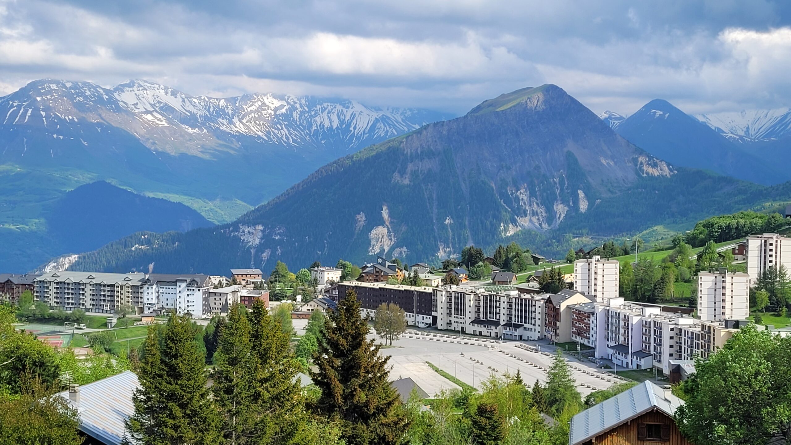 La Toussuire vue depuis notre chalet