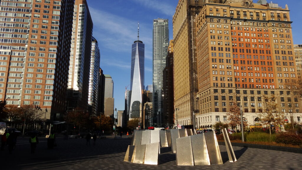 Le One Word Trade Center vu de Battery park